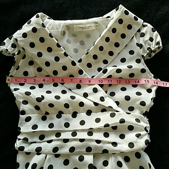 Polka dot rockabilly mini skater dress *Like new!* - Picture 5 of 8